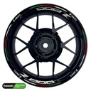 Kawasaki Z800 Rim Decals Light Design V6