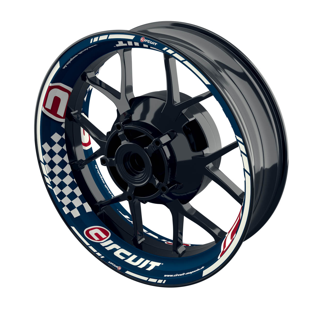 Circuit V1 Rim Decals Premium