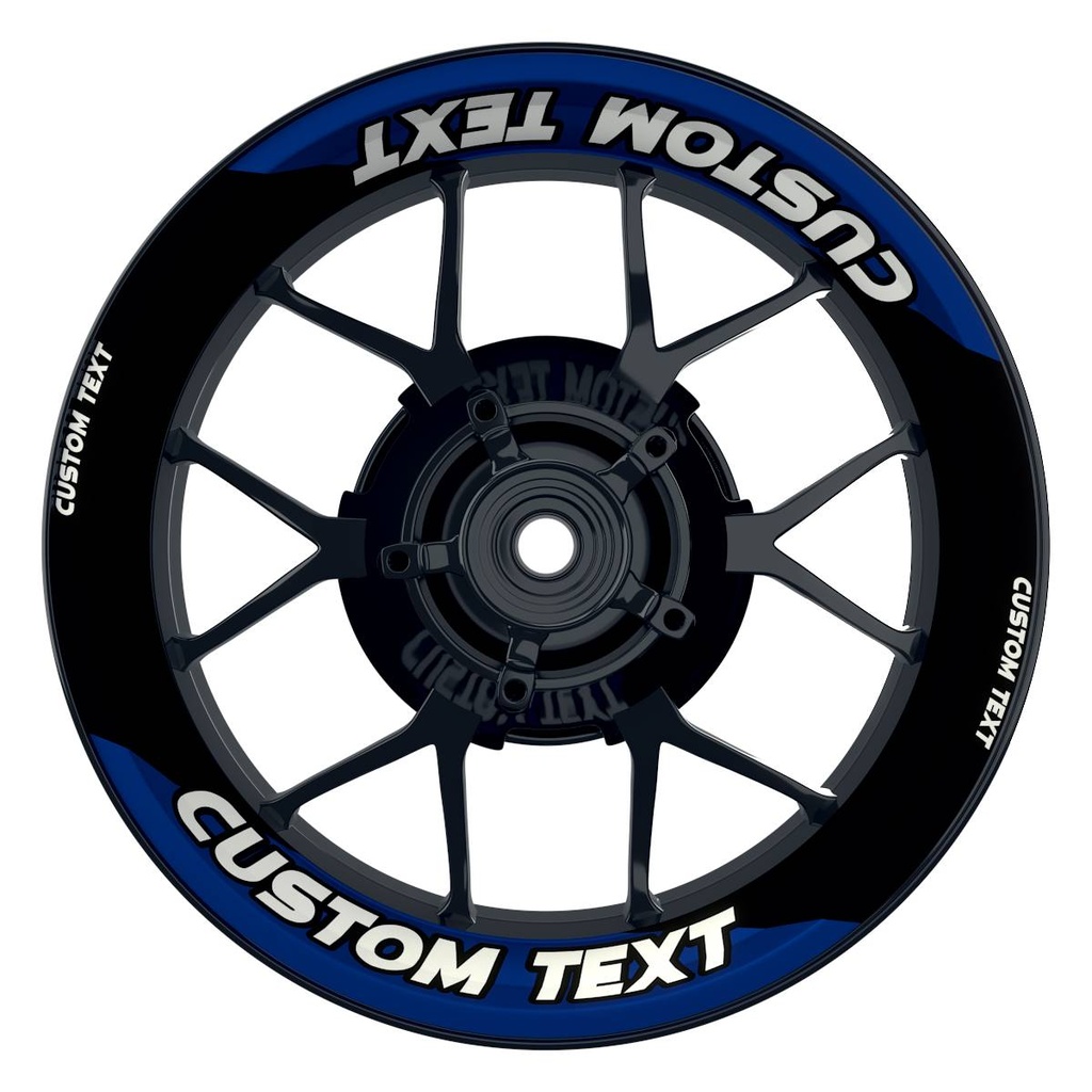 Individuelle Felgenaufkleber "Storm" schwarz Premium Wheelsticker