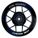 Individuelle Felgenaufkleber "Hypnotic" Premium geteilt Wheelsticker