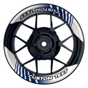 Individuelle Felgenaufkleber "Hypnotic" Premium geteilt Wheelsticker