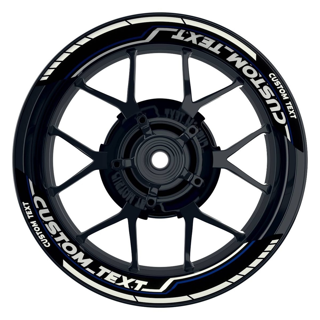 Individuelle Felgenaufkleber "Lightning" Premium geteilt Wheelsticker