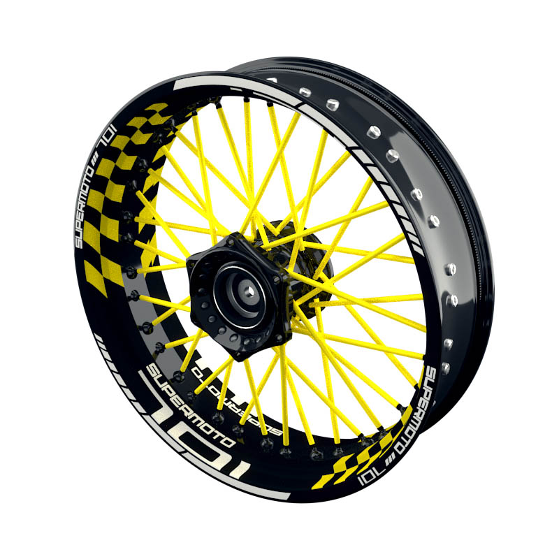 Rim Decals for Husqvarna 701 - Design GRID S inkl. Spokes