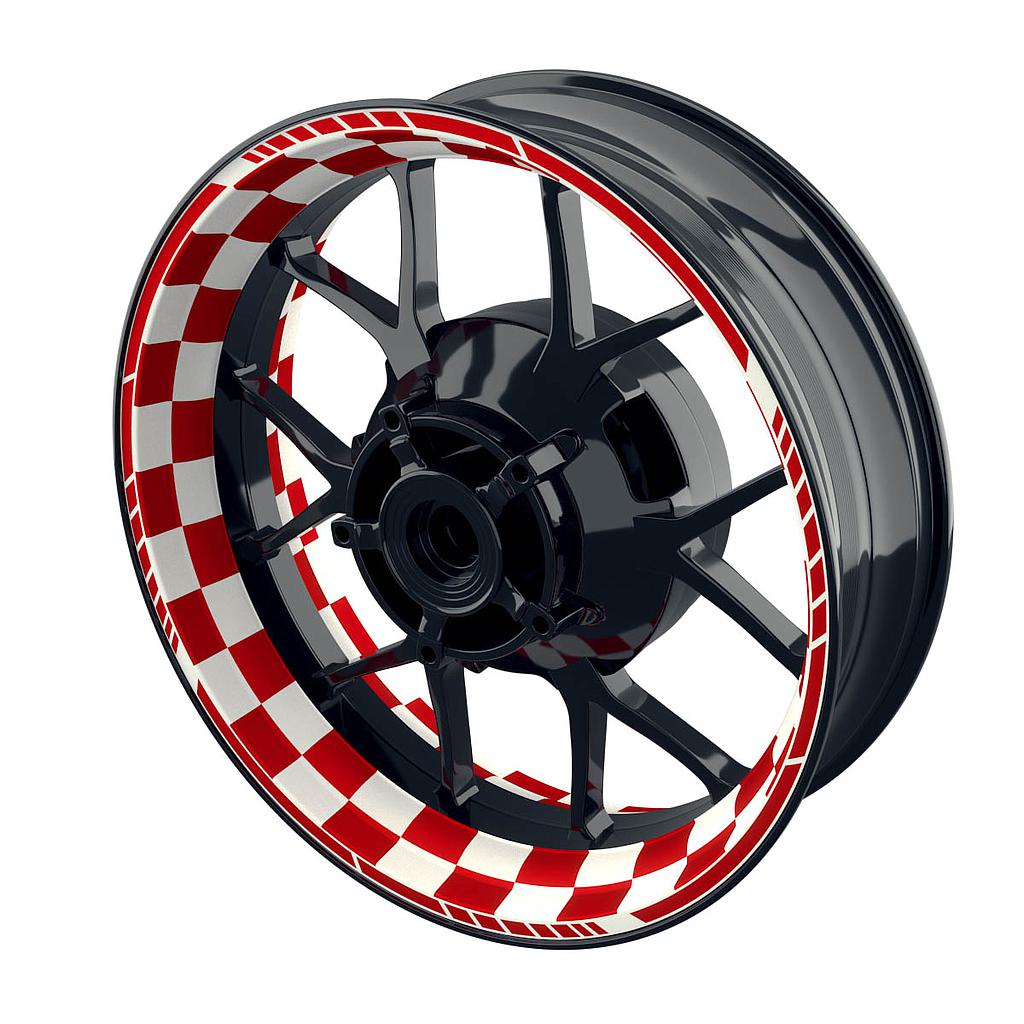 Felgenaufkleber Racingflagg DESIGN1 Premium W