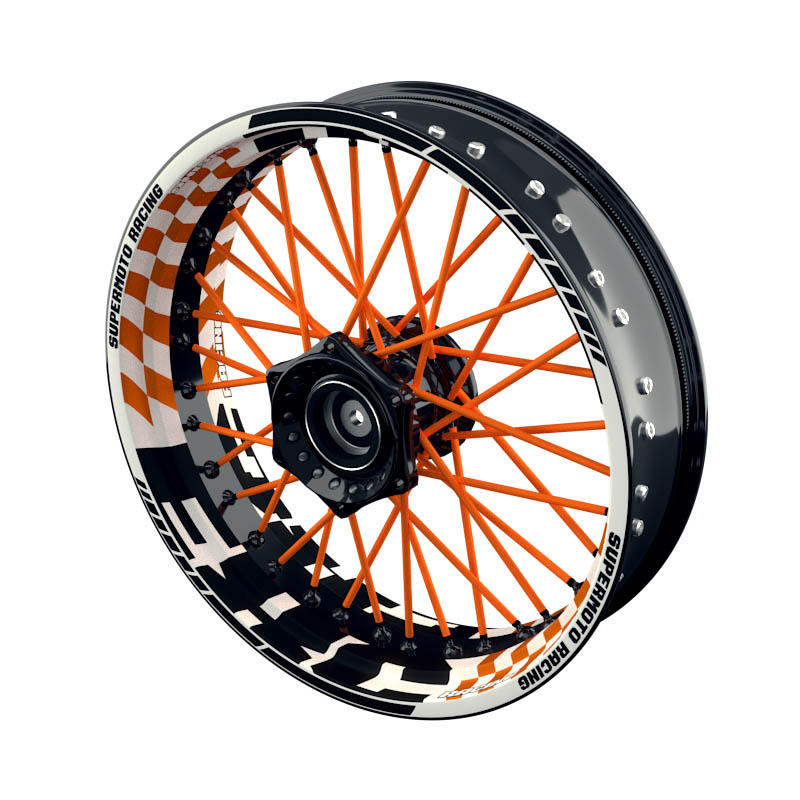 Felgenaufkleber KTM EXC Design GRID W