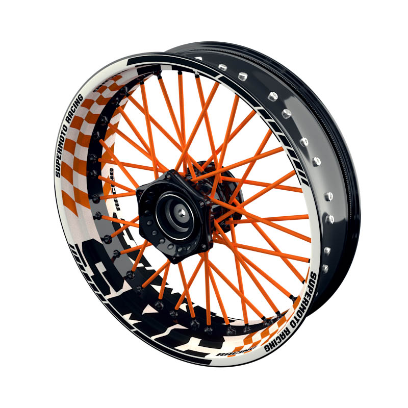 SMC - Rim Decals Design GRID W inkl. Spokes