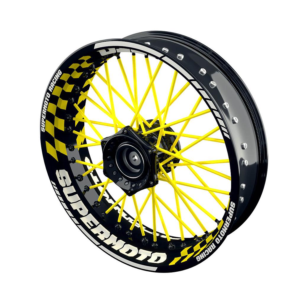 Supermoto - Rim Decals Design GRID S inkl. Spokes