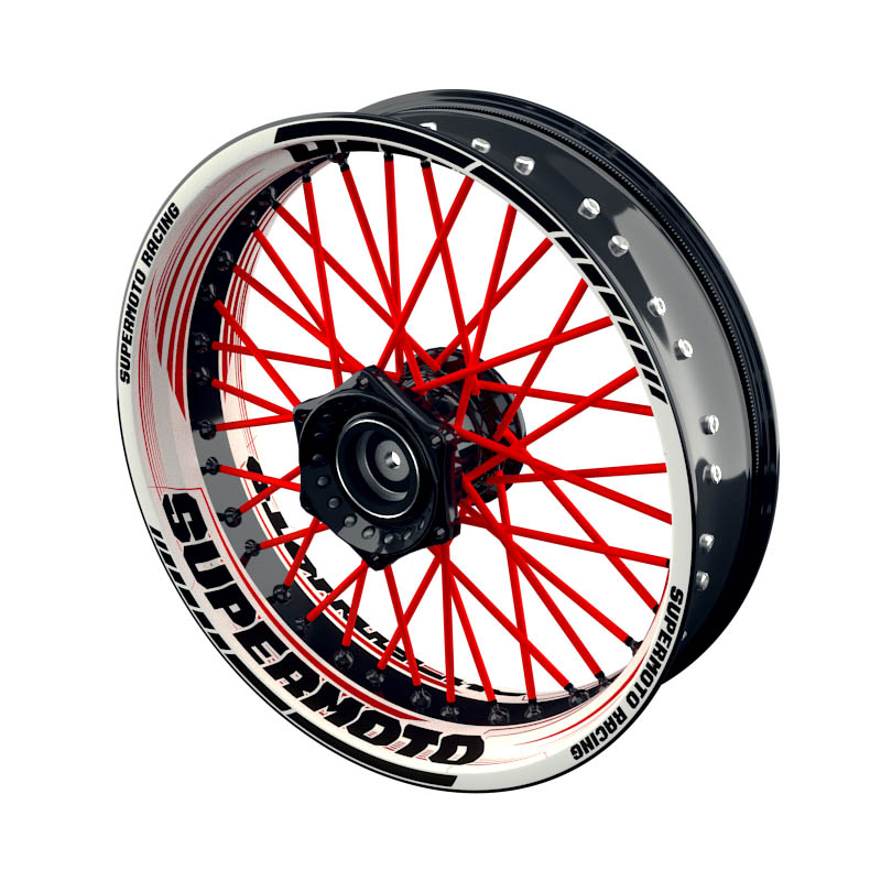 Supermoto - Rim Decals Design Saw W  inkl. Spokes