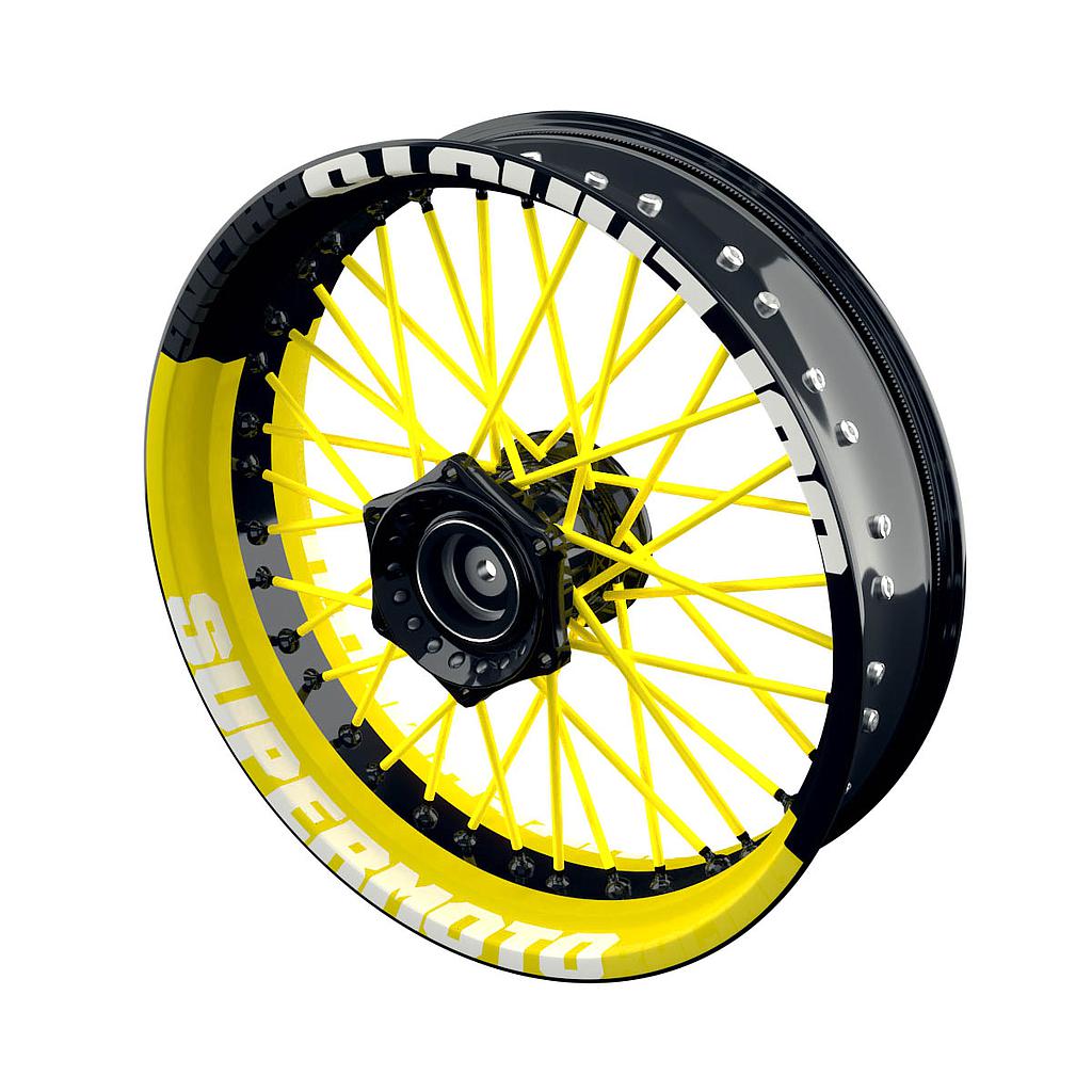 Supermoto - Rim Decals Design V2  inkl. Spokes