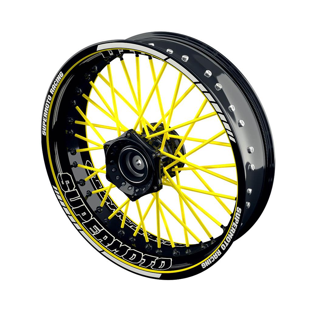 Supermoto - Rim Decals Design Scratched S inkl. Spokes