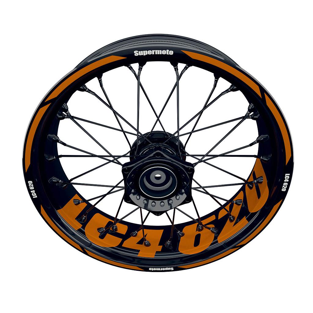 LC4 620 Rim Decals Supermoto