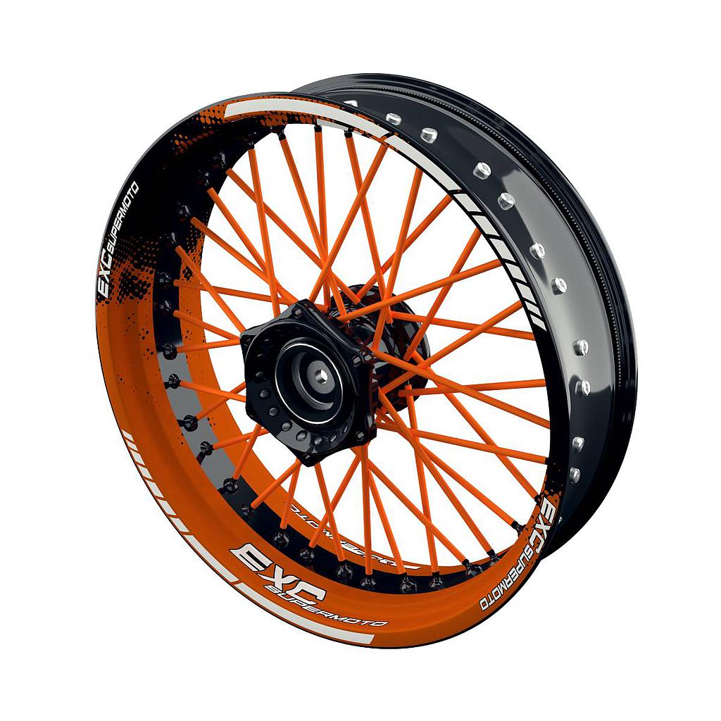 Felgenaufkleber KTM EXC Supermoto DOTS Wheelsticker Premium