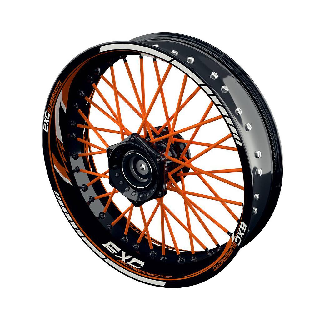 Felgenaufkleber KTM EXC Supermoto Razor Wheelsticker Premium