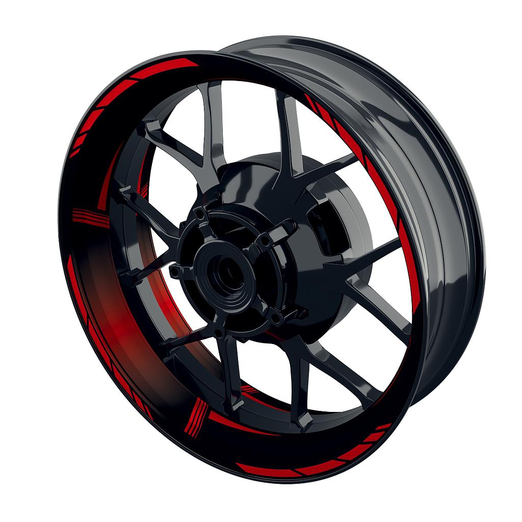 Felgenaufkleber Gradient schwarz Wheelsticker Premium