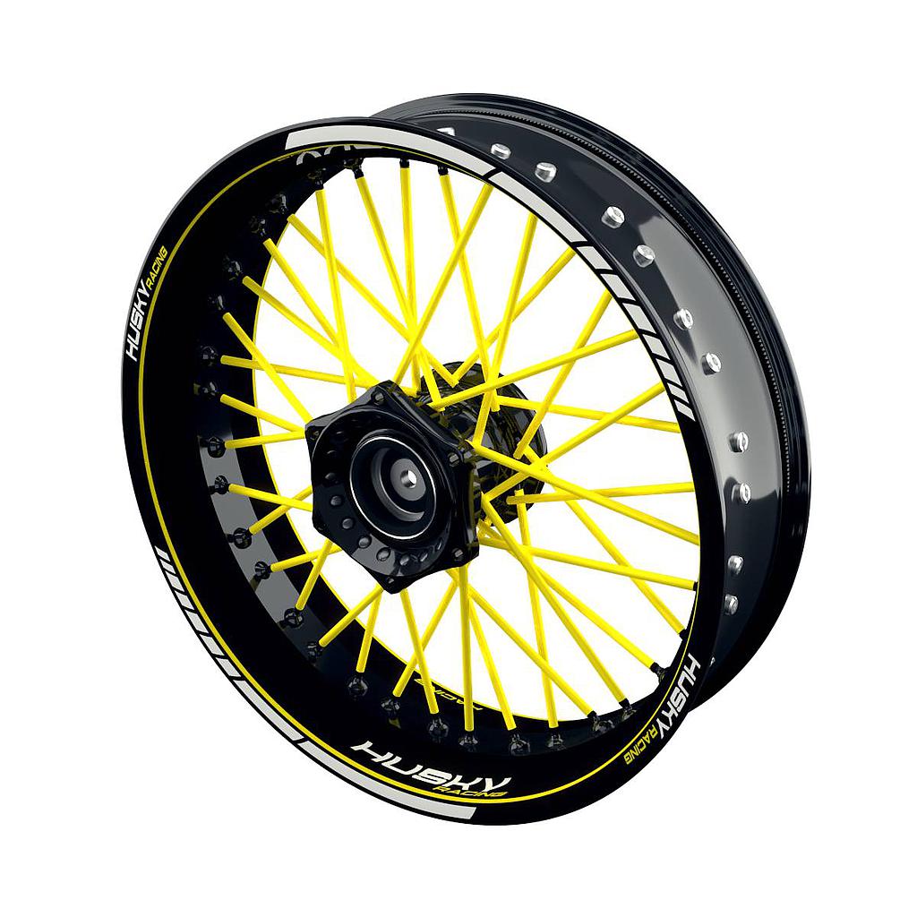 Husqvarna Felgenaufkleber Motorrad Husky Supermoto Clean Wheelsticker Premium