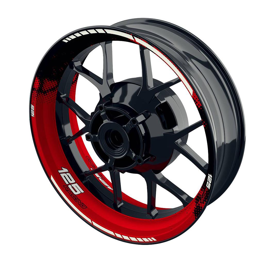 125 Racing Rim Decals DOTS Wheelsticker Premium