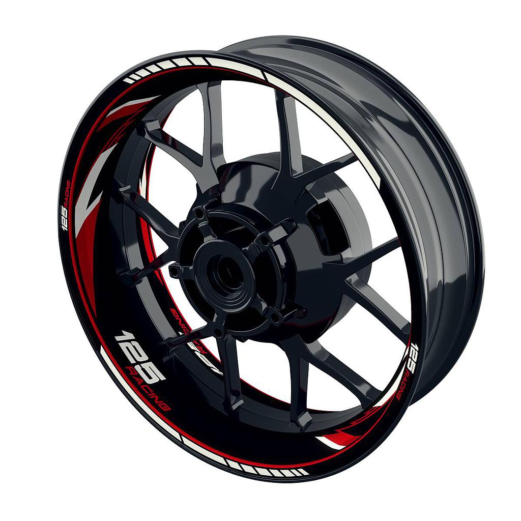 125 Racing Rim Decals Razor Wheelsticker Premium