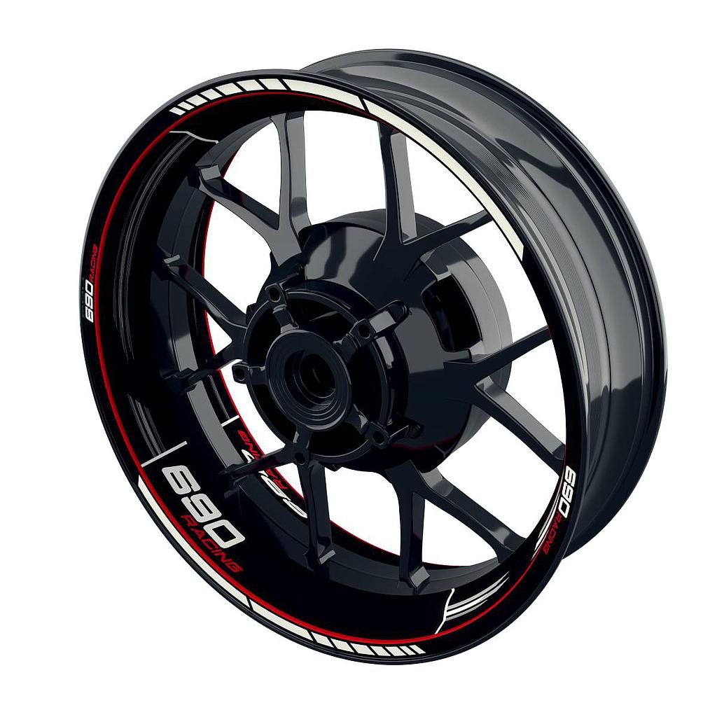 690 Racing Rim Decals Scratched Wheelsticker Premium