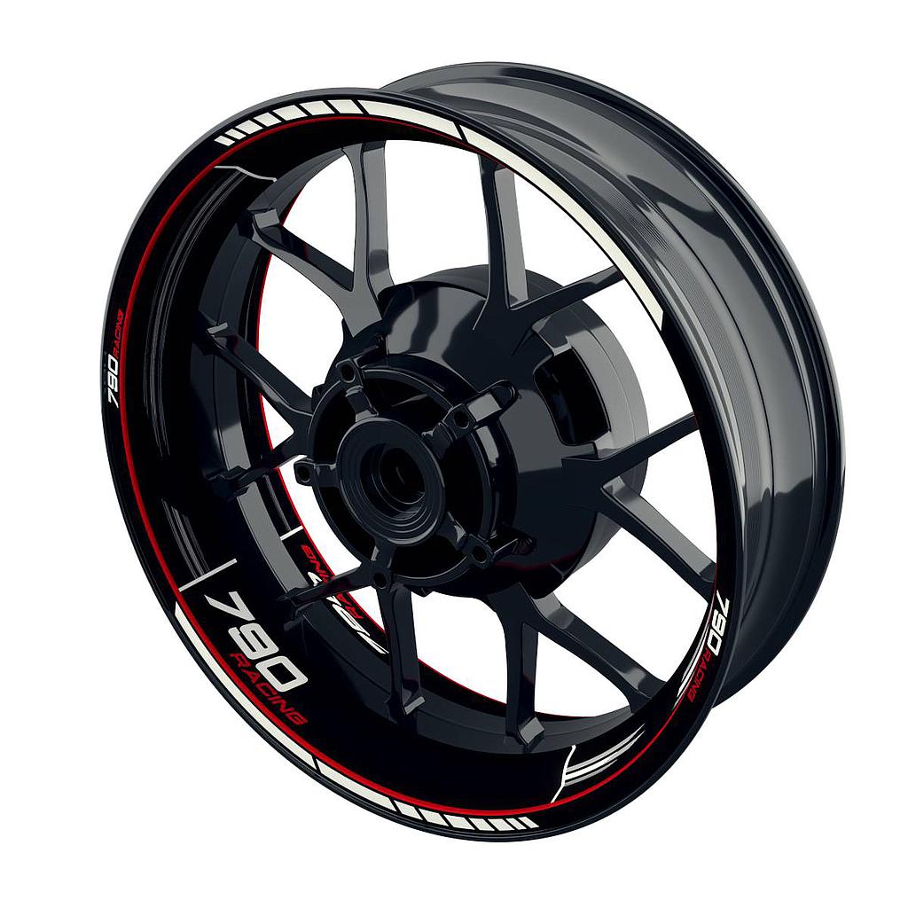 790 Racing Rim Decals Scratched Wheelsticker Premium
