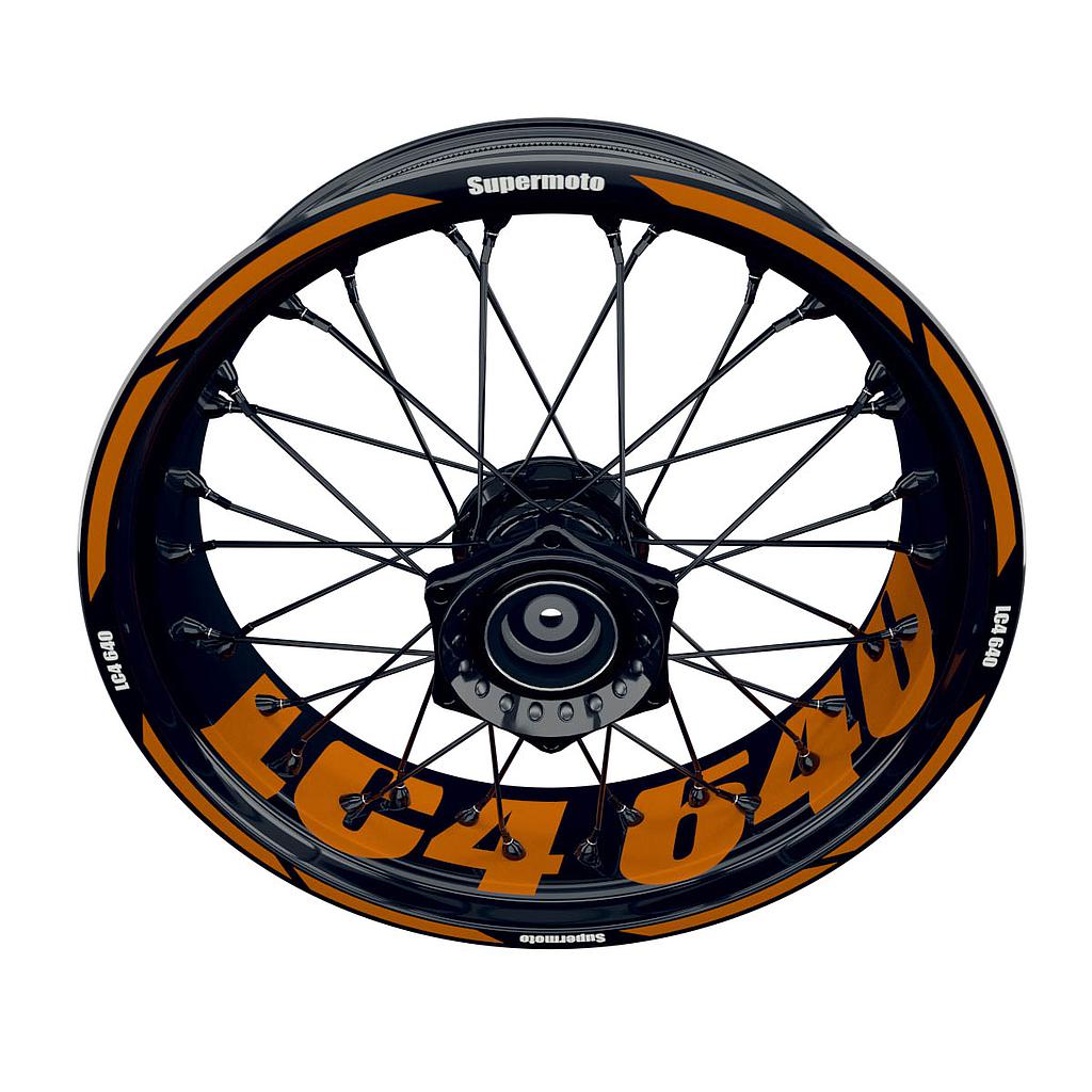 LC4 640 Rim Decals Supermoto