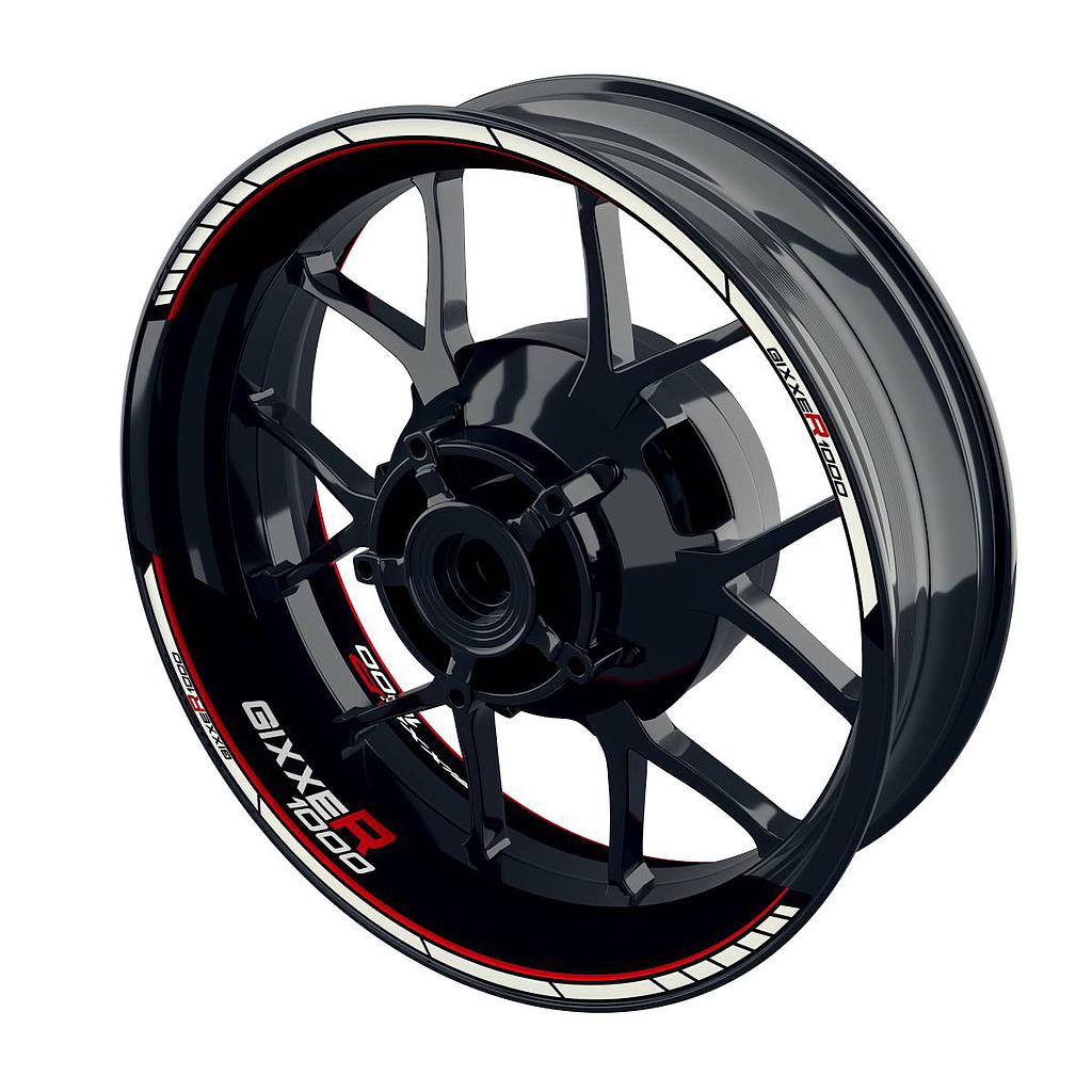 GIXXER 1000 Clean Rim Decals Wheelsticker Premium splitted