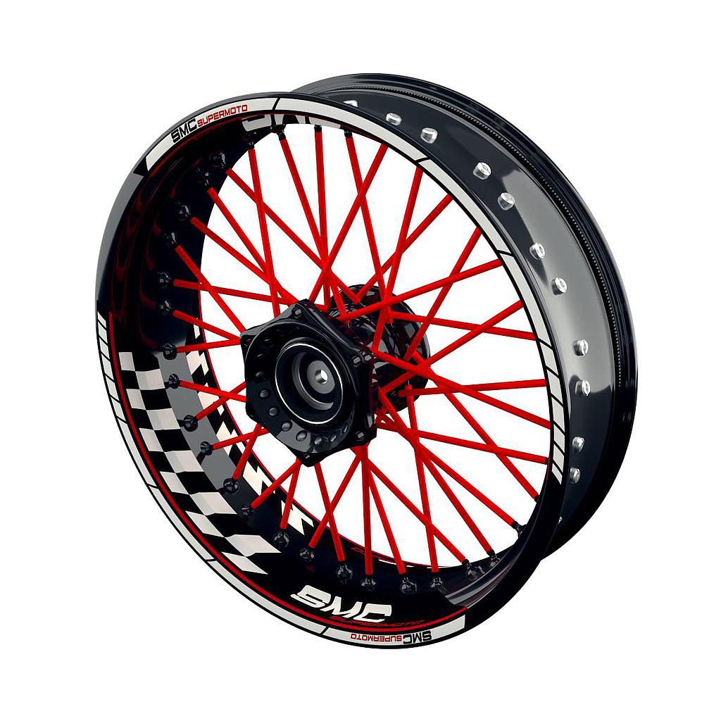 Felgenaufkleber KTM SMC Supermoto GRID Wheelsticker Premium geteilt