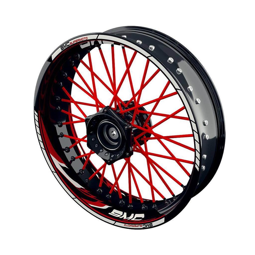 Felgenaufkleber KTM SMC Supermoto Razor Wheelsticker Premium geteilt