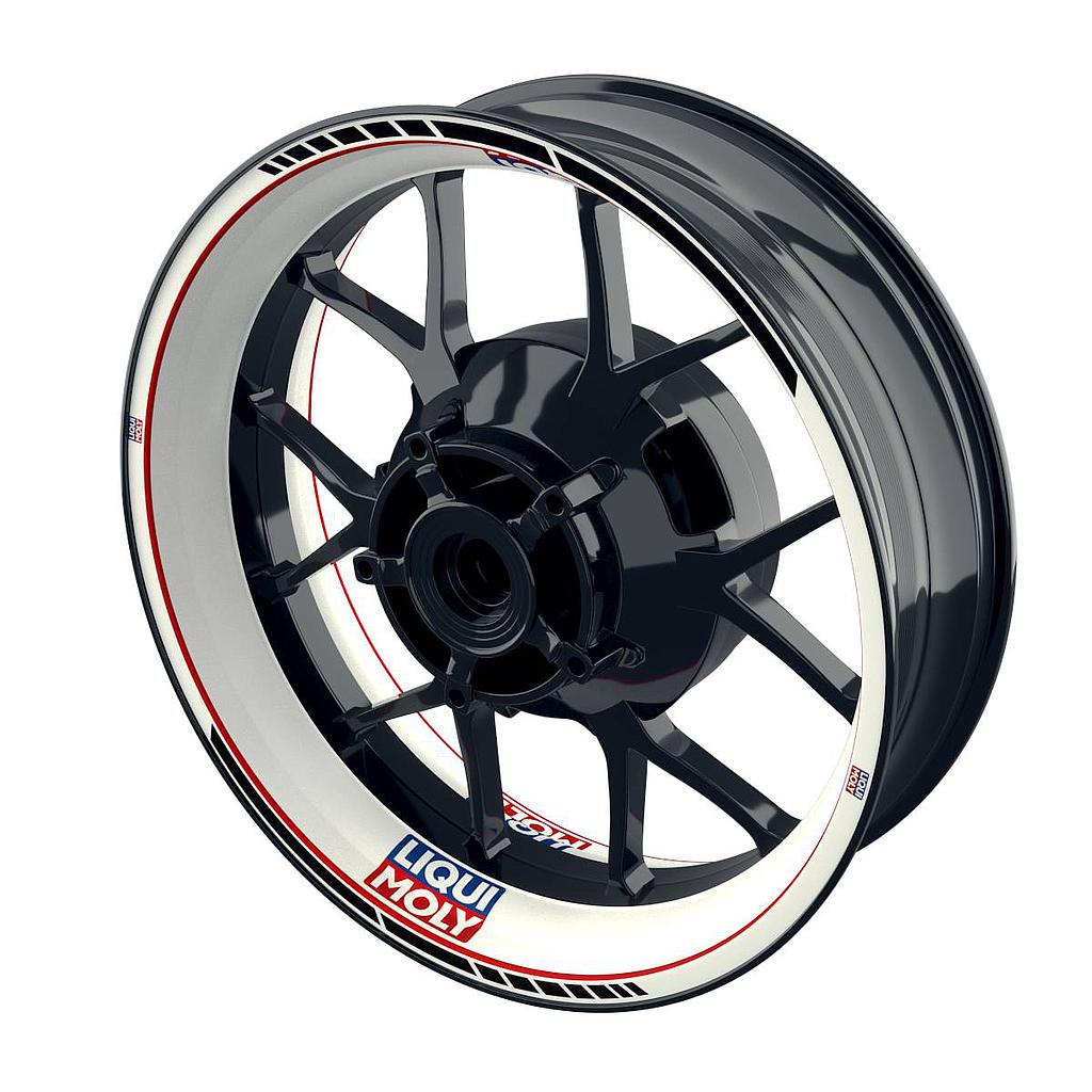 Liqui Moly Rim Decals Motiv Clean white Wheelsticker Premium