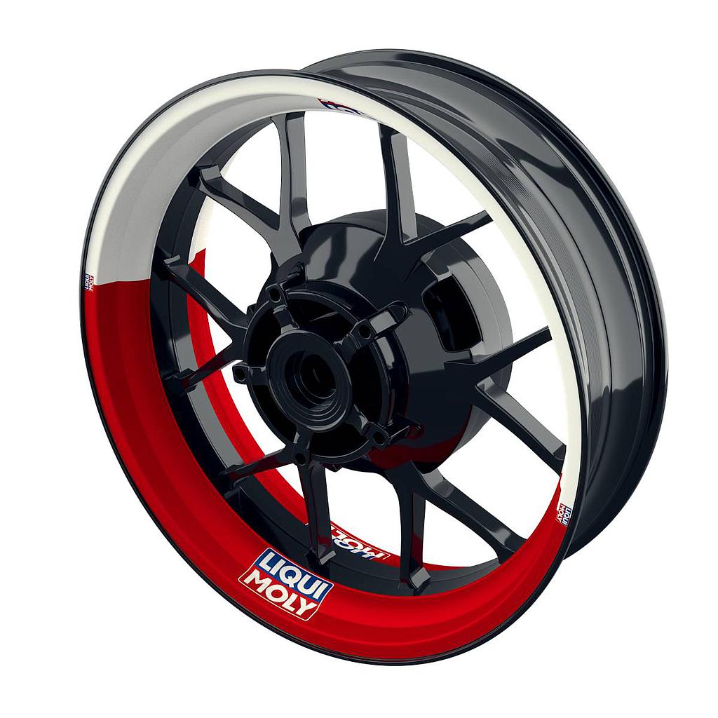 Liqui Moly Rim Decals Motiv Halb Halb white Wheelsticker Premium