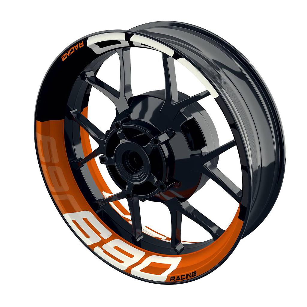 Felgenaufkleber KTM Duke 690 halb halb V2 Wheelsticker Premium