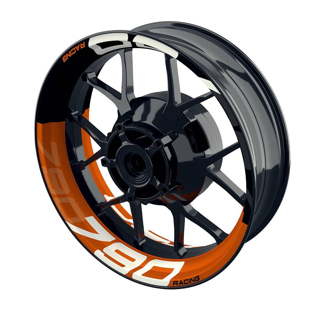 Felgenaufkleber für KTM 790 RACING Felgenaufkleber halb halb V2 Wheelsticker Premium