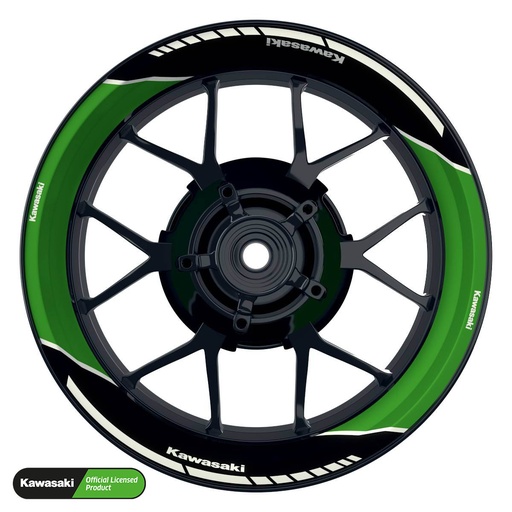 [41212-09-KM] Kawasaki Rim Decals Design Laser