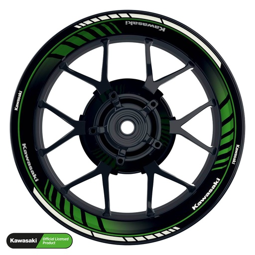 [41218-09-KM] Kawasaki Rim Decals Design Techno