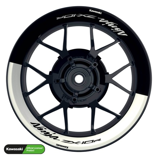 [41278-09-KM] Kawasaki Ninja ZX-10R Rim Decals Design Fifty Fifty V2