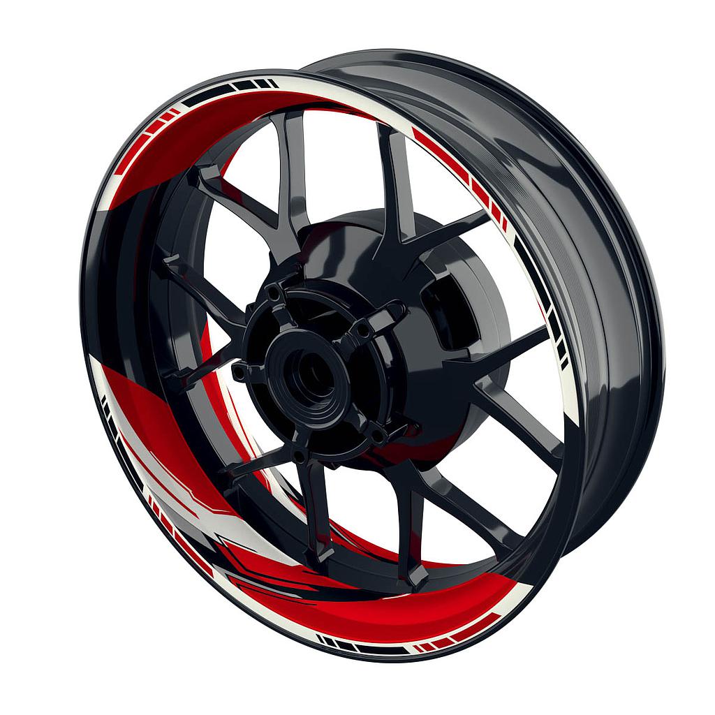 Felgenaufkleber RACING V3 Premium geteilt