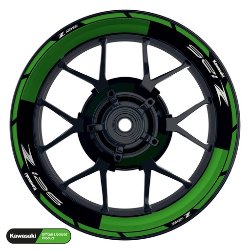 [42003-09-KM] Kawasaki Z125 Rim Decals Design V1