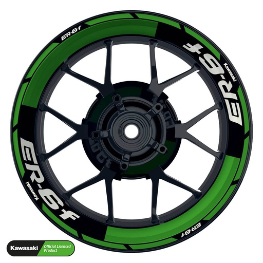 [42007-09-KM] Kawasaki ER6F Rim Decals Design V1