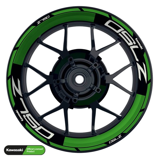 [42016-09-KM] Kawasaki Z750 Rim Decals Design V1