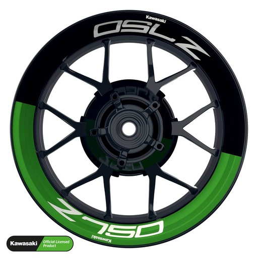 [42057-09-KM] Kawasaki Z750 Rim Decals Design Fifty Fifty V1