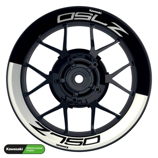 [42078-09-KM] Kawasaki Z750 Rim Decals Design Fifty Fifty V2