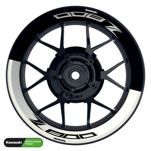 [42081-09-KM] Kawasaki Z800 Rim Decals Design Fifty Fifty V2