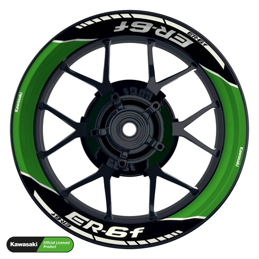 [42133-09-KM] Kawasaki ER6F Rim Decals Design Laser