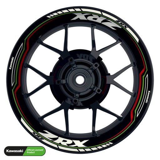 [42159-09-KM] Kawasaki ZRX Rim Decals Design Lightning