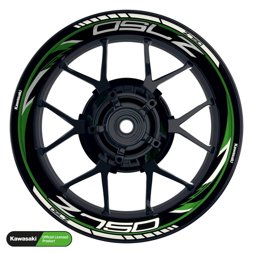 [42180-09-KM] Kawasaki Z750 Rim Decals Design Razor