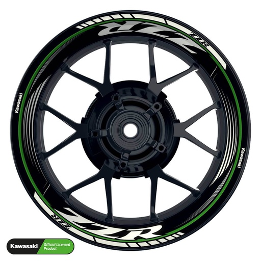 [42210-09-KM] Kawasaki ZZR Rim Decals Design Saw