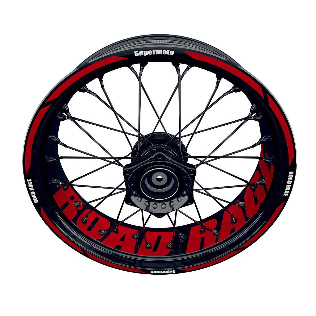 RoadRage Rim Decals Supermoto