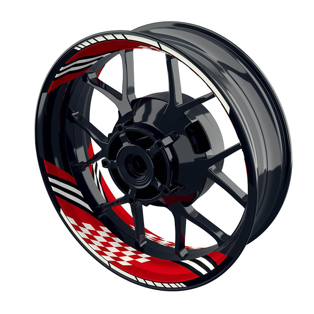 Felgenaufkleber RACING V4 Premium geteilt