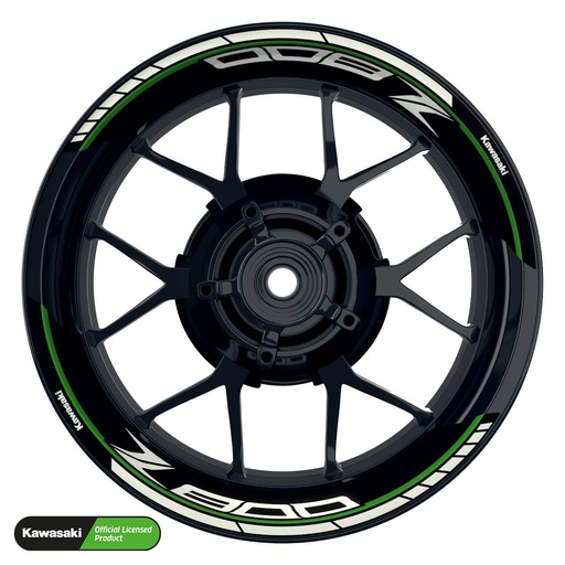 [42256-07-KM] Kawasaki Z800 Rim Decals splitted Design Clean