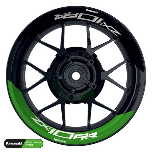 [42293-07-KM] Kawasaki ZX-10RR Rim Decals splitted Design Fifty Fifty V1