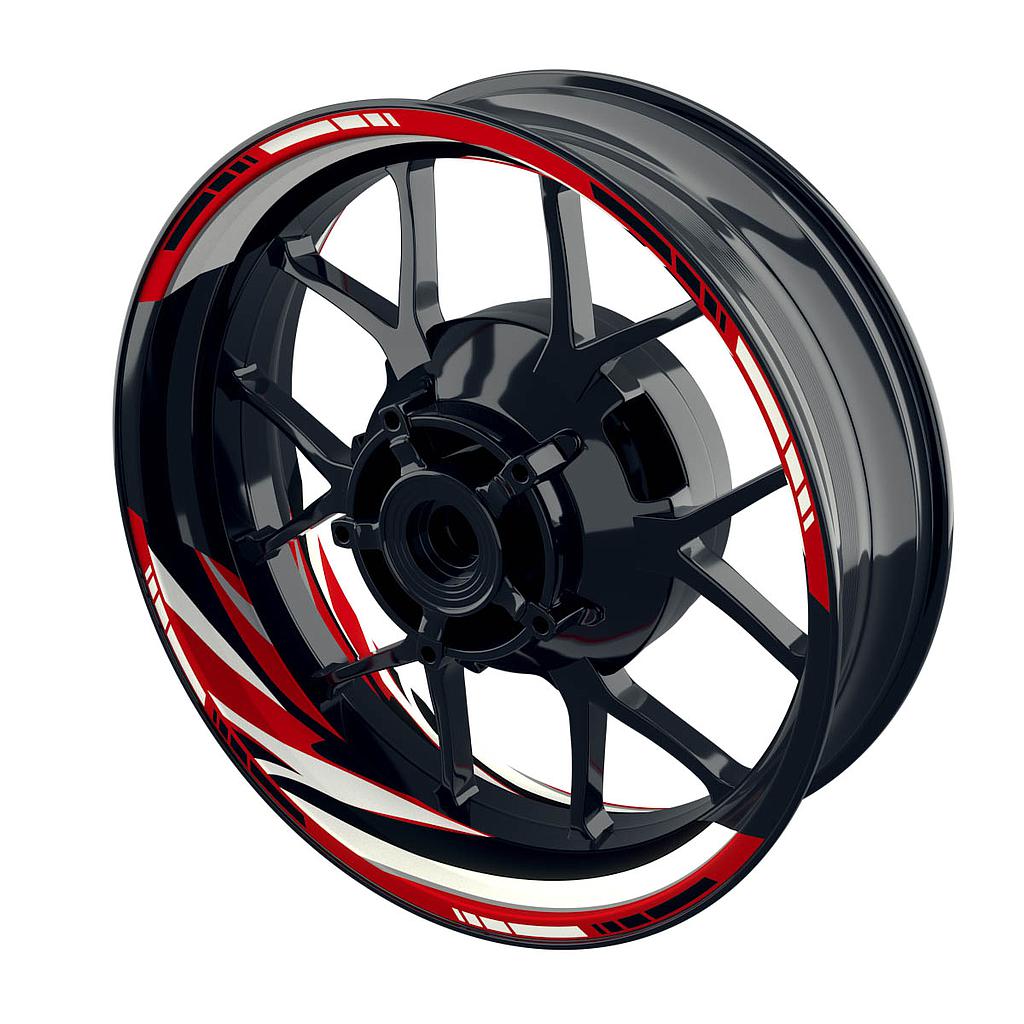 RACING V6 Rim Decals Premium splitted